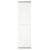 Трубчастий радіатор Betatherm вертикальний Metrum BM6 1180-30 1800x465x92mm Ral 9016M №99